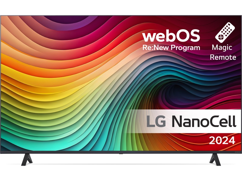 LG 50'' NANO 81 4K TV (2024) 50NANO81T6A + Soundbar 50 - 59 tums TV