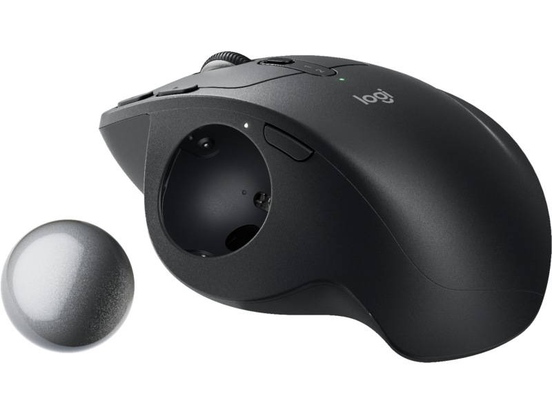 Logitech MX Ergo S Advanced Trådlösmus Trackball (graphite) Ergonomi