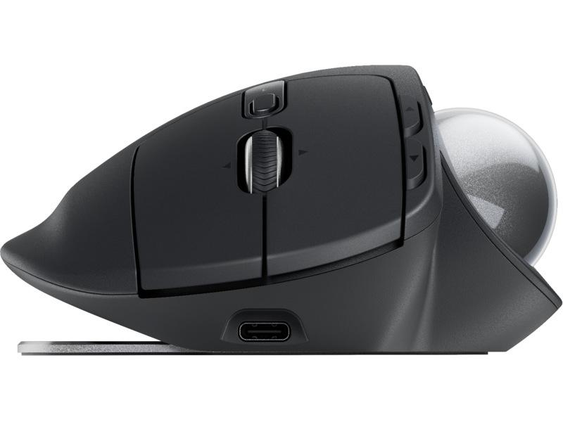 Logitech MX Ergo S Advanced Trådlösmus Trackball (graphite) Ergonomi