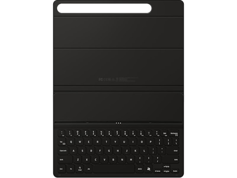 Samsung Galaxy Tab S10 Lite/FE och S9/FE Slim tangentbordfodral (svart) Tangentbord och pennor