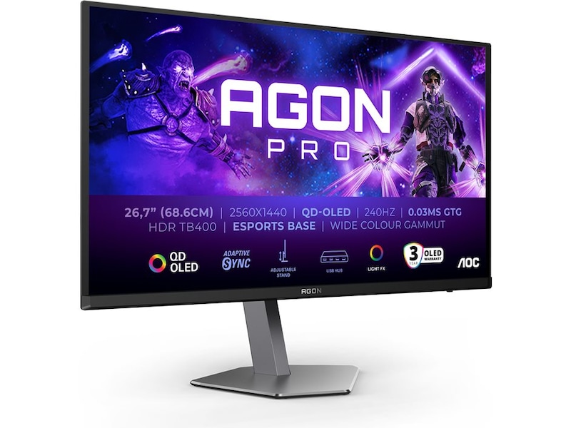 AOC 27" gamingskärm Agon Pro AG276QZD2 Datorskärm