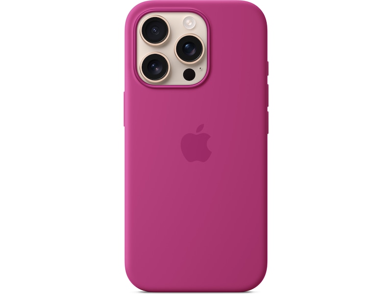 Apple iPhone 16 Pro Silikonskal (lila fuchsia) Skydd