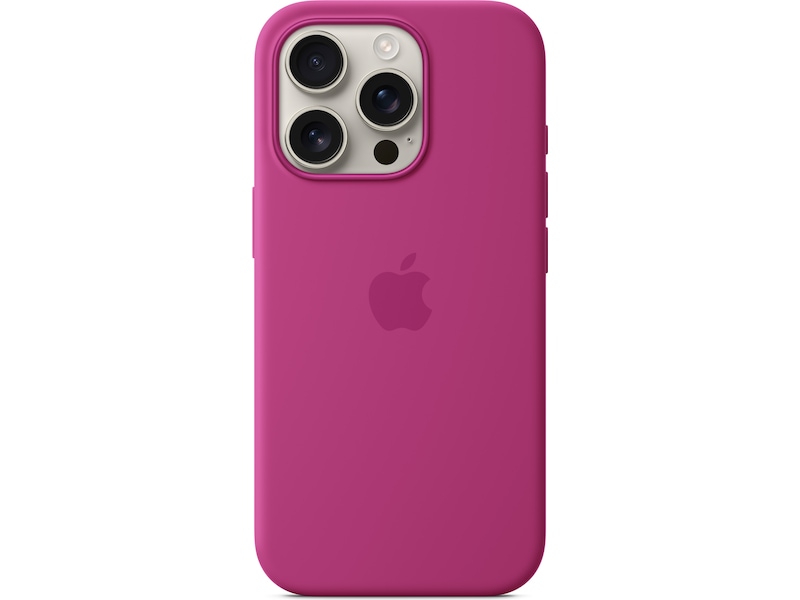 Apple iPhone 16 Pro Silikonskal (lila fuchsia) Skydd