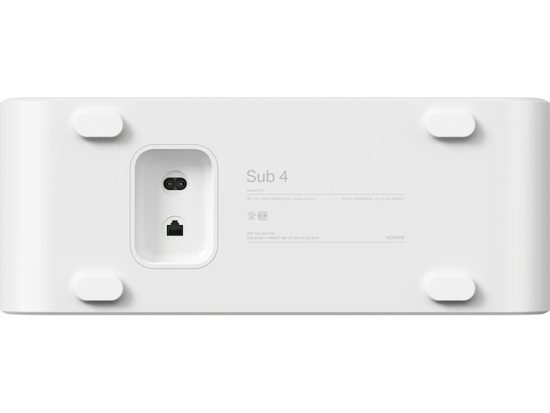 Sonos Sub 4 (vit) Subwoofer
