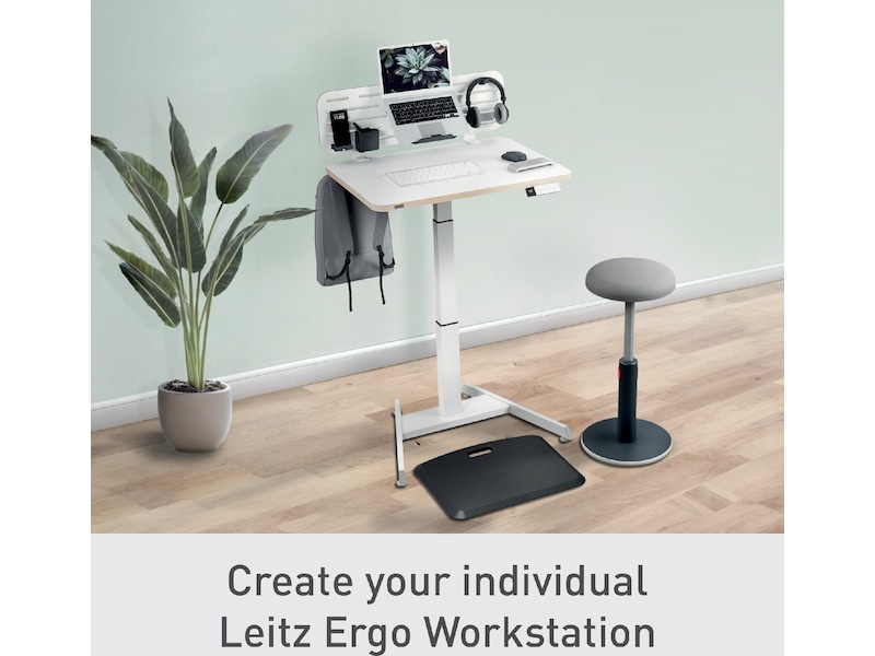 Leitz Ergo Höj- & Sänkbart Skrivbord, elektriskt, stå-upp-påminnelse Skrivbord
