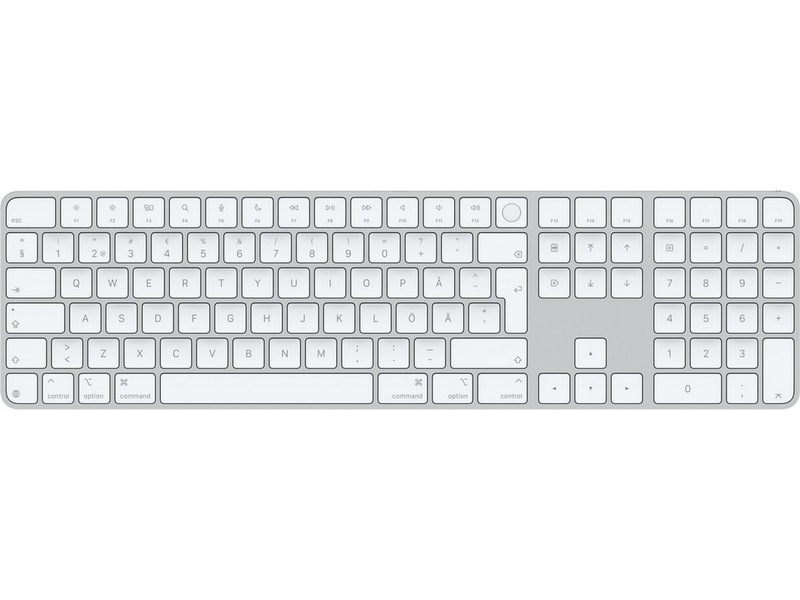 Apple Magic Keyboard med Touch ID och numpad Tangentbord