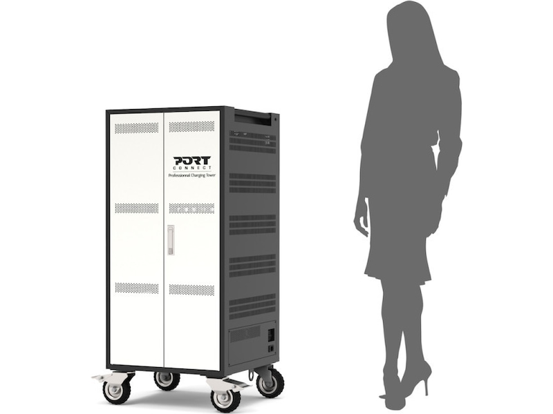 Port Design Charging Cabinet 30 Notebooks + Rack 19' Batteri och laddare