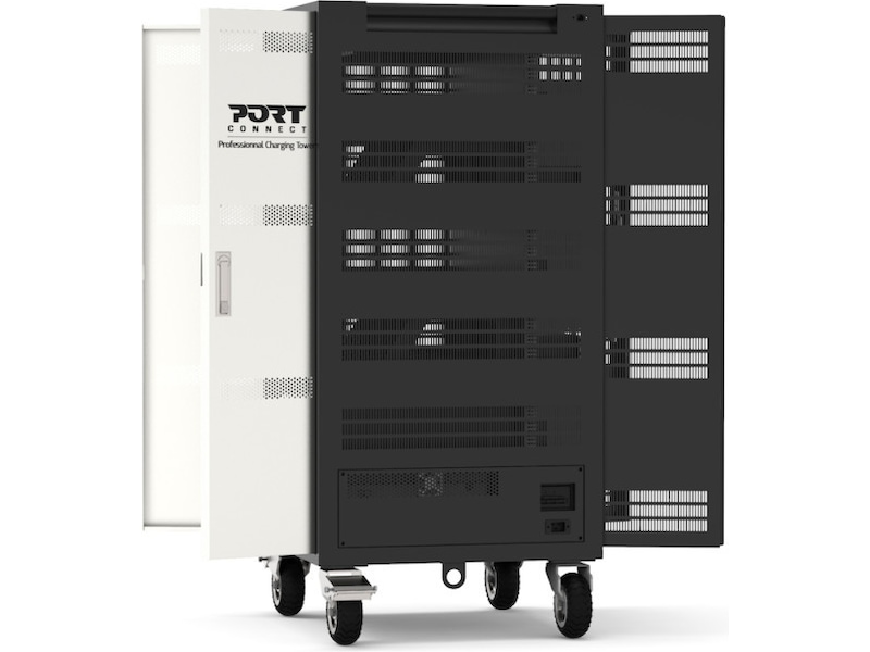 Port Design Charging Cabinet 30 Notebooks + Rack 19' Batteri och laddare