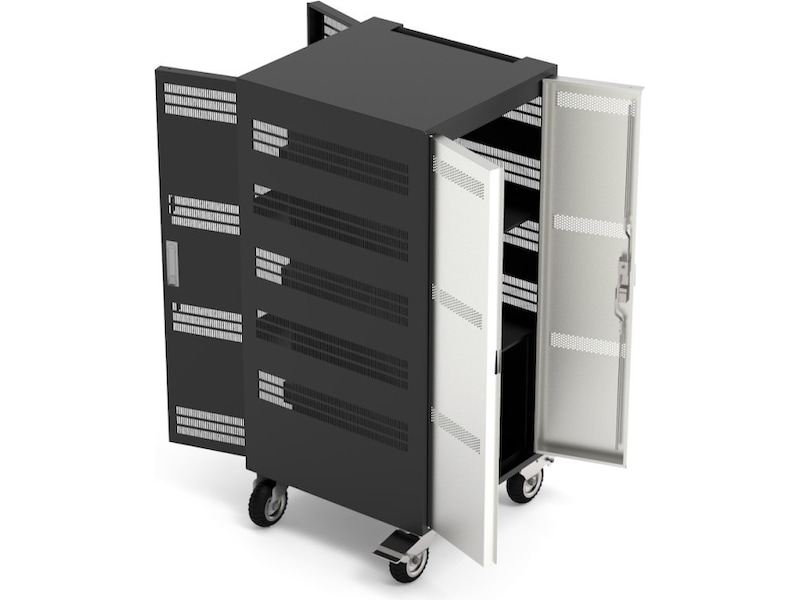 Port Design Charging Cabinet 30 Notebooks + Rack 19' Batteri och laddare