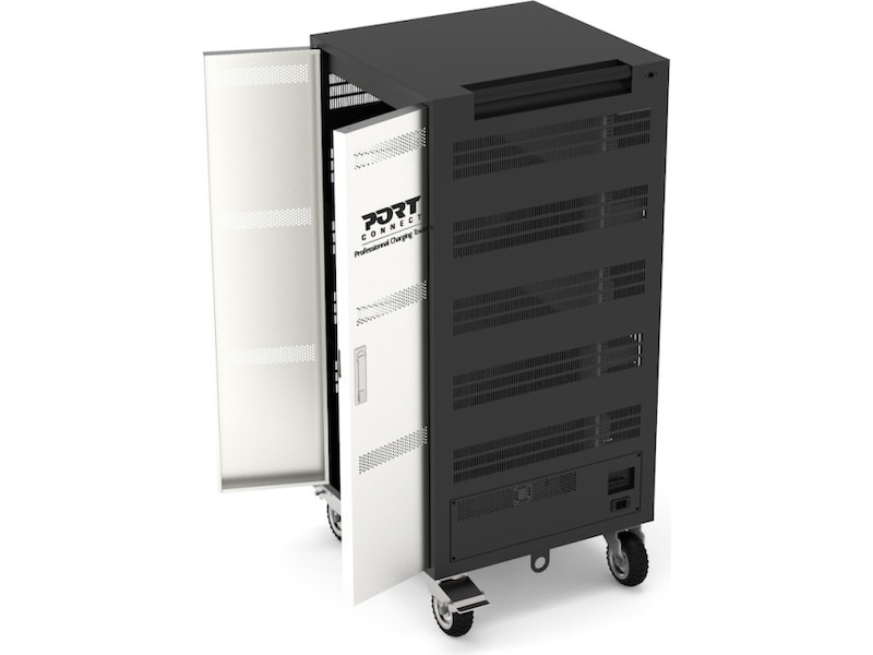 Port Design Charging Cabinet 30 Notebooks + Rack 19' Batteri och laddare