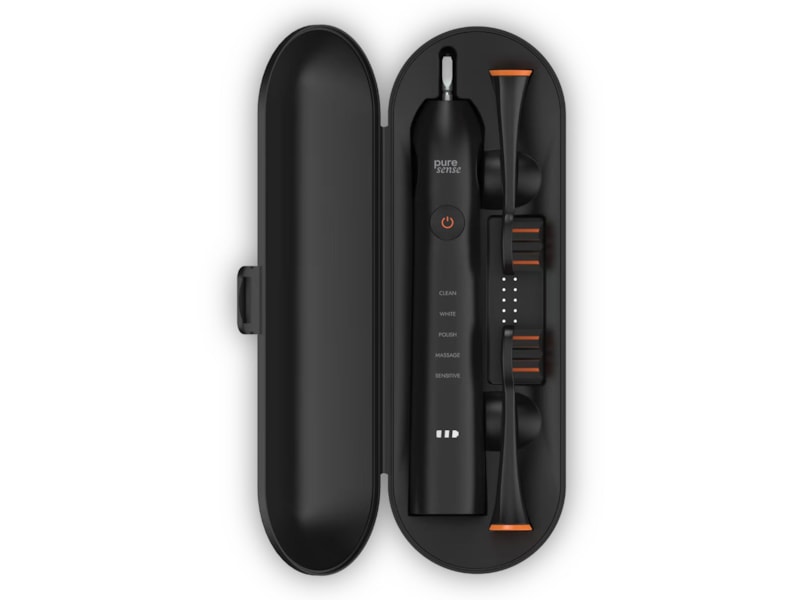 Puresense Dental C Sonic Brilliant Bundle (svart) Eltandborste