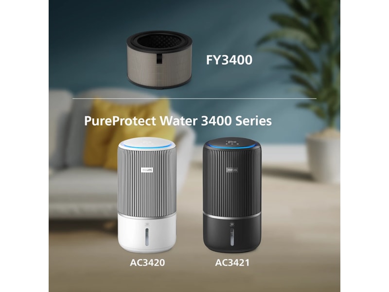 Philips PureProtect Water 3400 Series HEPA NanoProtect-filter Luftrenare