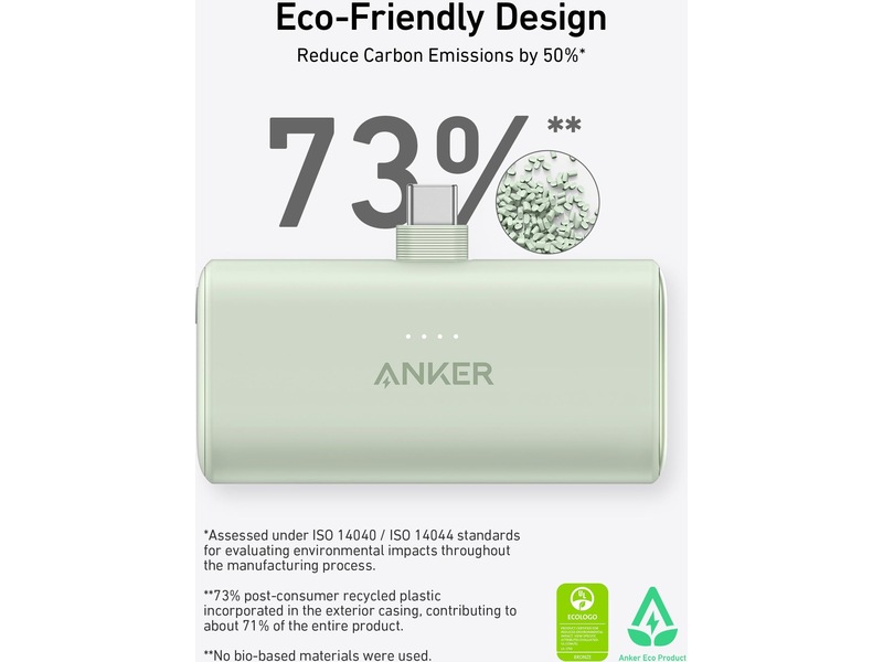 Anker Nano Powerbank 5000mAh (svart) Powerbank
