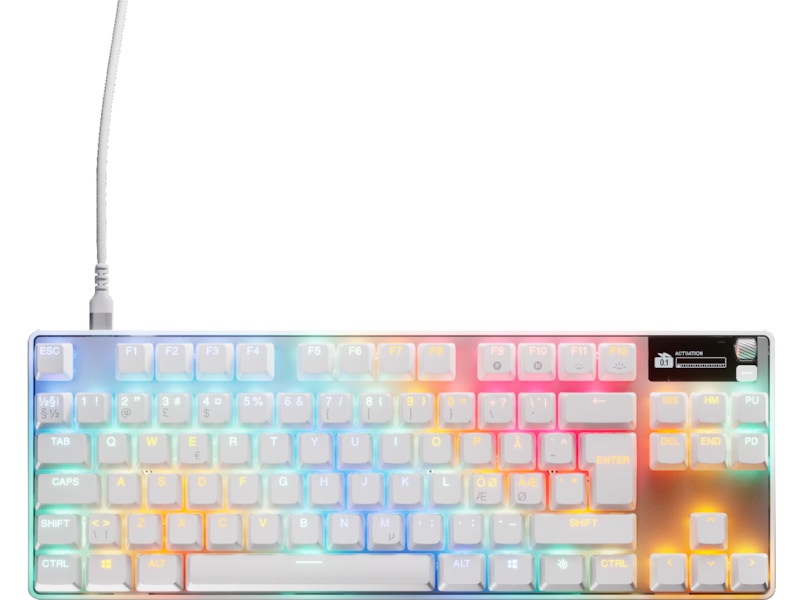 SteelSeries Apex Pro TKL Gen 3 Gamingtangentbord (vit) Gamingtangentbord