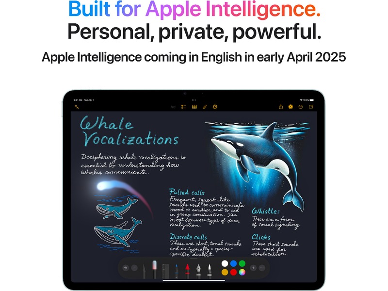 iPad Air 11" (2025) 128GB 5G (stjärnglans) Surfplattor