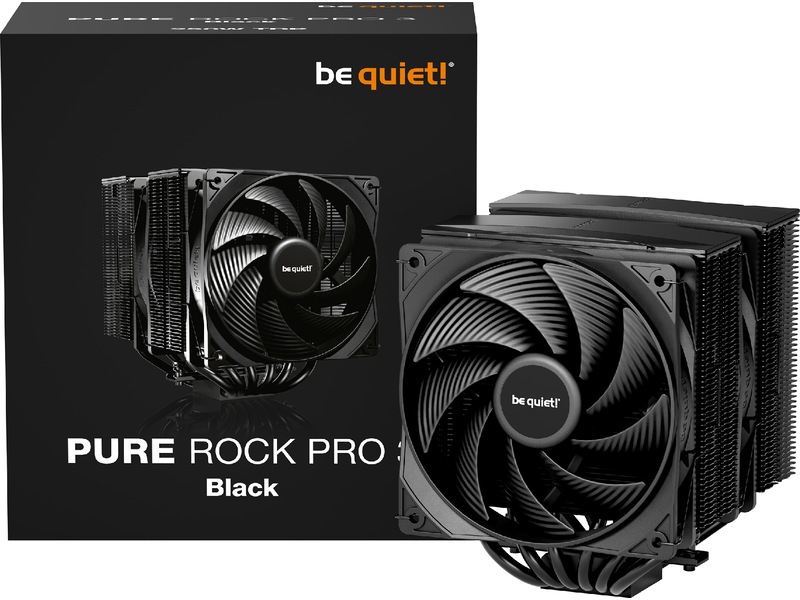 be quiet! Pure Rock Pro 3 Black CPU Kylare CPU - Luftkylning