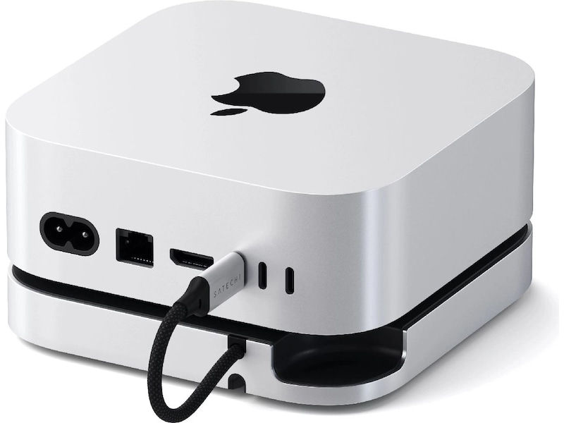Satechi Mac Mini M4 Stand & Hub (silver) Docking