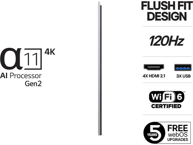 LG 97" G5 AI 4K OLED Smart TV (2025) Över 80 tums TV