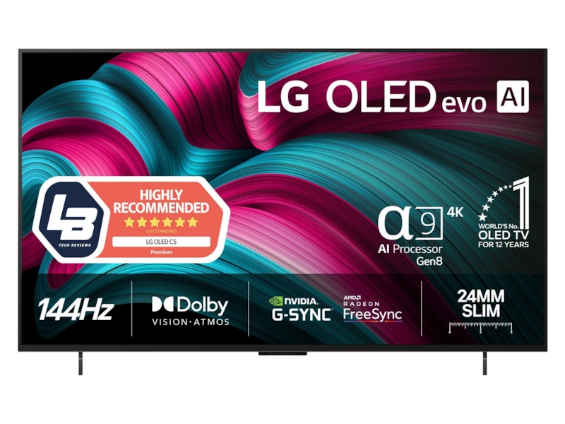 LG 42" C5 AI 4K OLED Smart TV (2025) 20 - 49 tums TV