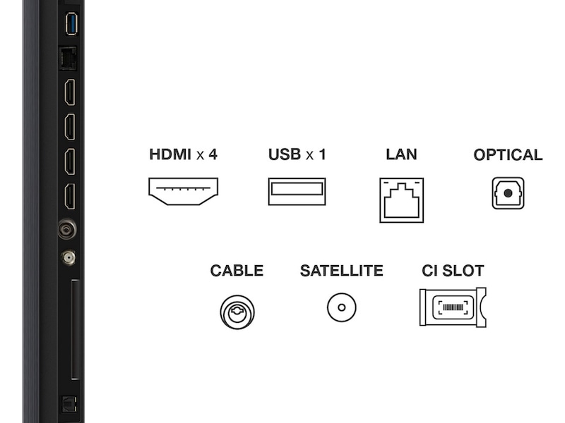 TCL 98" Q7C 4K QD-Mini LED Google TV Över 80 tums TV