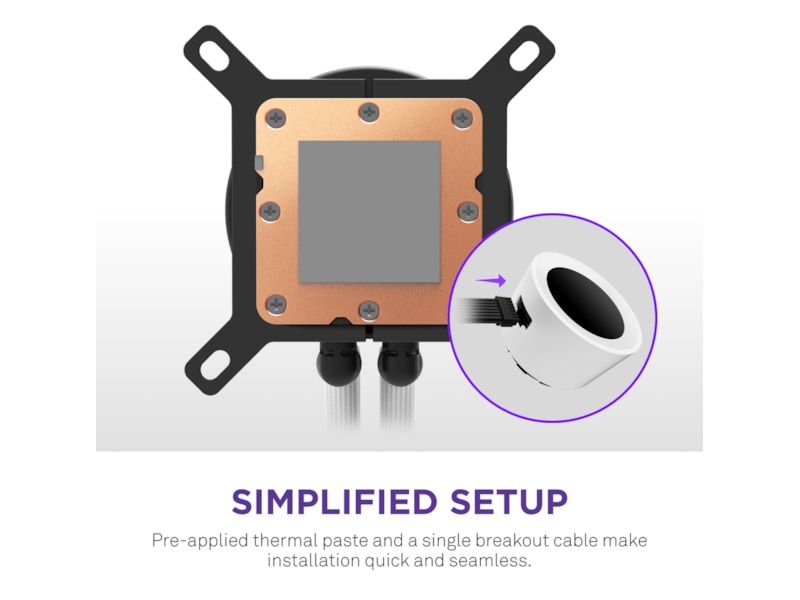 NZXT Kraken Plus 360 RGB Kylare (vit) CPU - Vattenkylning