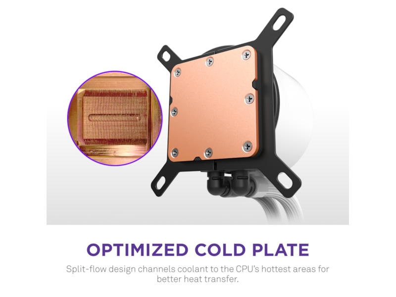 NZXT Kraken Plus 360 RGB Kylare (vit) CPU - Vattenkylning