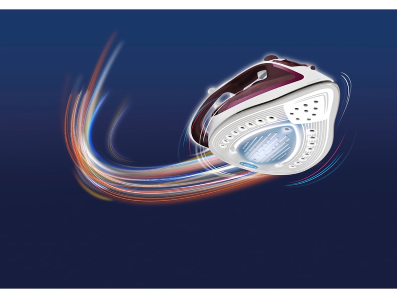 Tefal Easygliss Plus ångstrykjärn (lila) Strykjärn