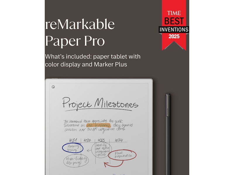 reMarkable Paper Pro 11,8" 64GB inkl. Marker Plus Digitala anteckningsblock