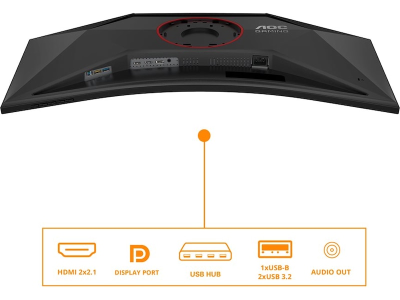 AOC 34" curved gamingskärm CU34G4Z Datorskärm