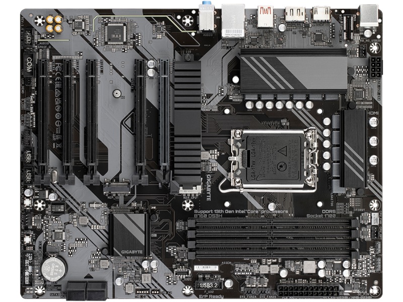 Gigabyte B760 DS3H Moderkort Intel Socket