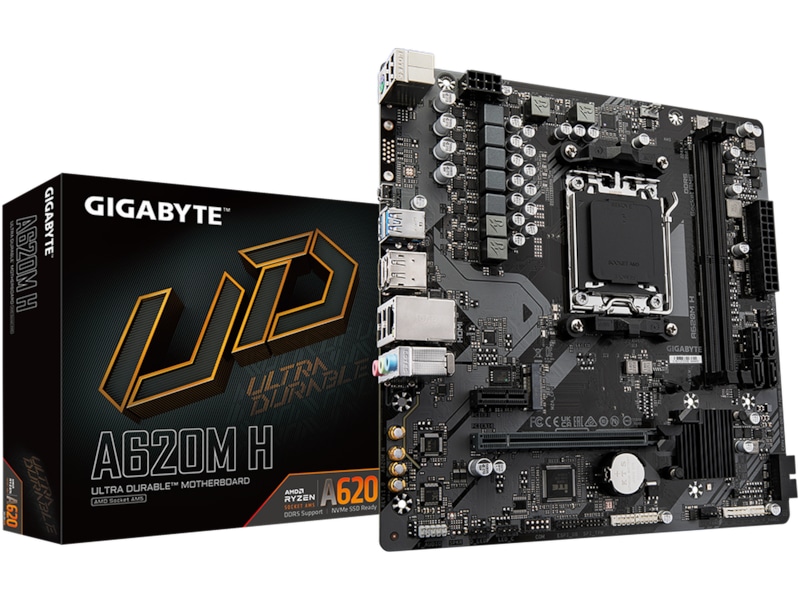 Gigabyte A620M H Moderkort AMD Socket