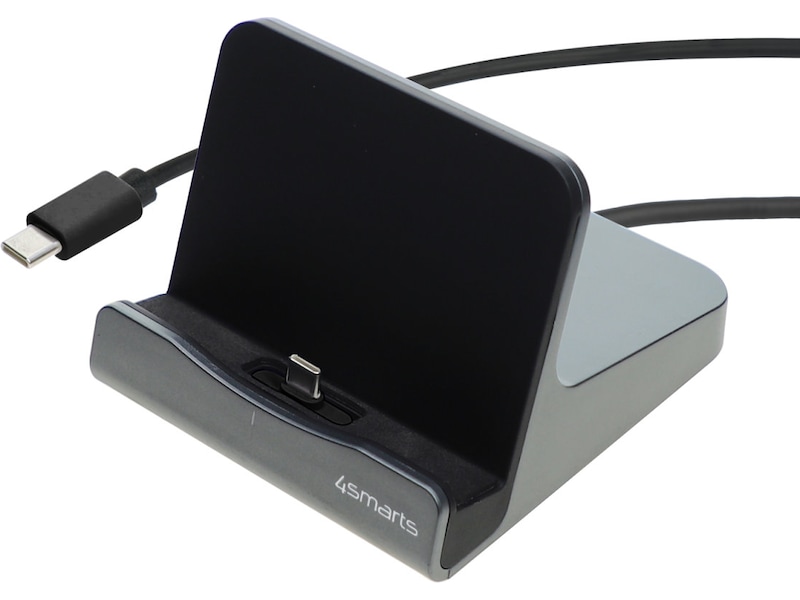 4smarts 60W USB-C laddningsstation (svart) Laddstation