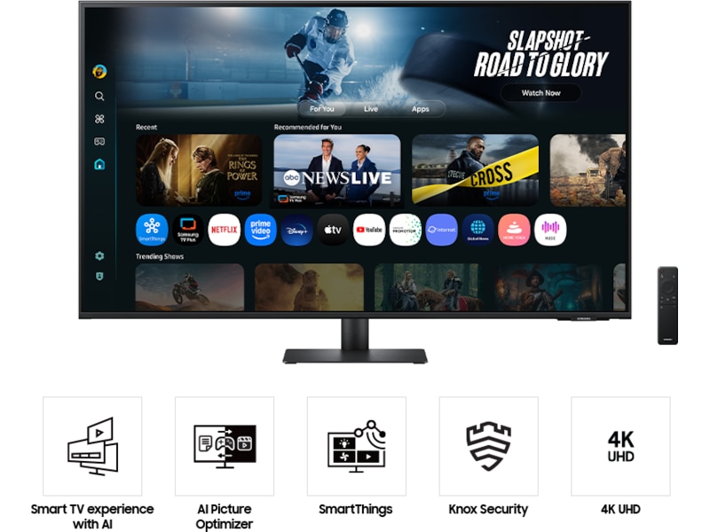 Samsung 43" 4K smart skärm M7 43FM702 Datorskärm