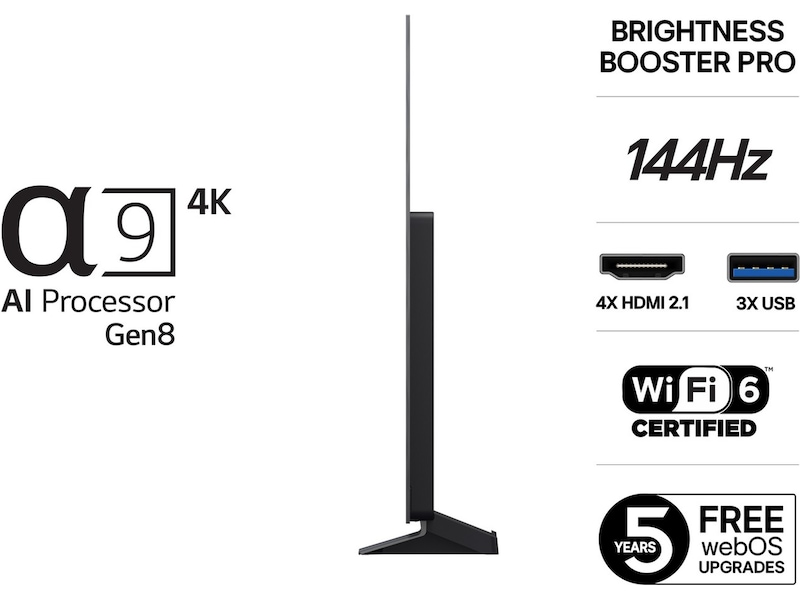 LG 55" C5 AI 4K OLED Smart TV (2025) + Soundbar 50 - 59 tums TV