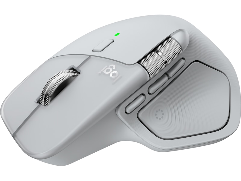 Logitech MX Master 4 Trådlös Ergonomisk Mus (ljusgrå) Mus