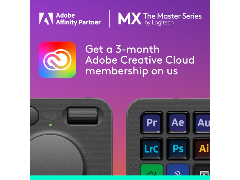 Logitech MX Creative Console (svart) Tangentbord