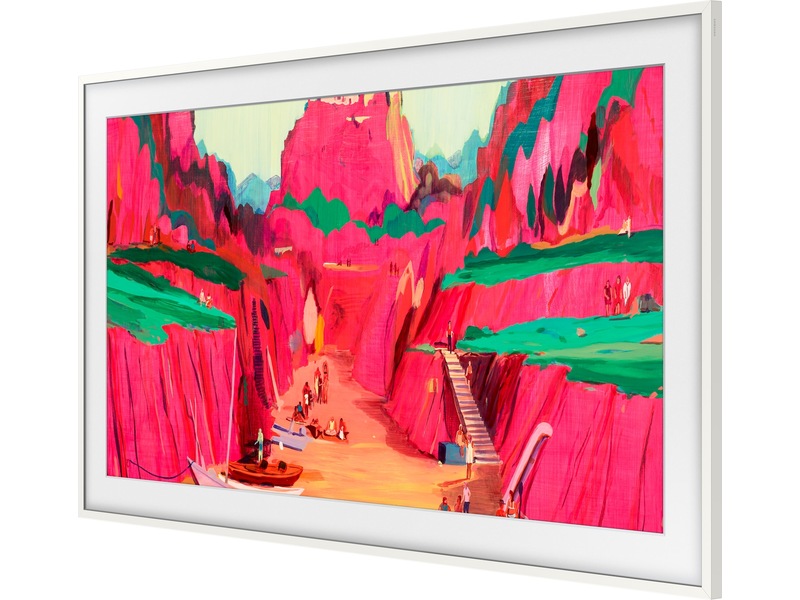 Samsung 85" ram till The Frame och The Frame Pro (2021-2025, Vit) TV-ram & tillbehör