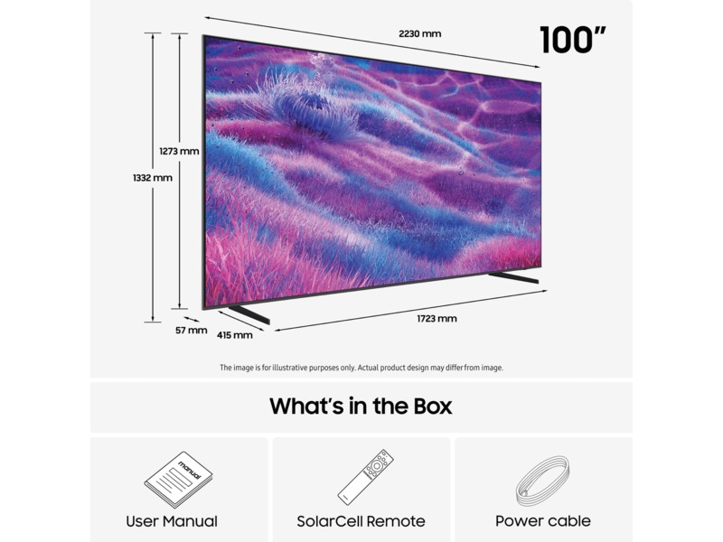 Samsung 100" QN80F Neo QLED 4K Smart TV (2025) Över 80 tums TV