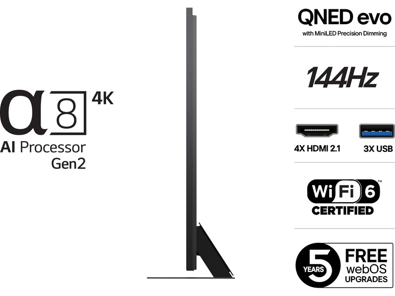 LG 100" QNED86 AI 4K QNED Smart TV (2025) Över 80 tums TV