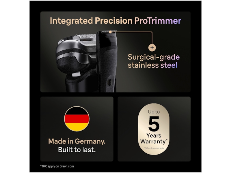 Braun Series 9 PRO+ Elektrisk Rakapparat 9660CC -B-Grade Demo träning & hälsa