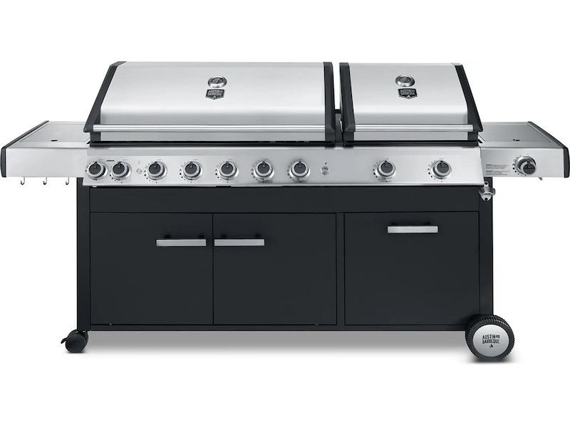 Austin and Barbeque Gasolgrill med 8 + 2 brännare & funktioner Utomhusgrillar