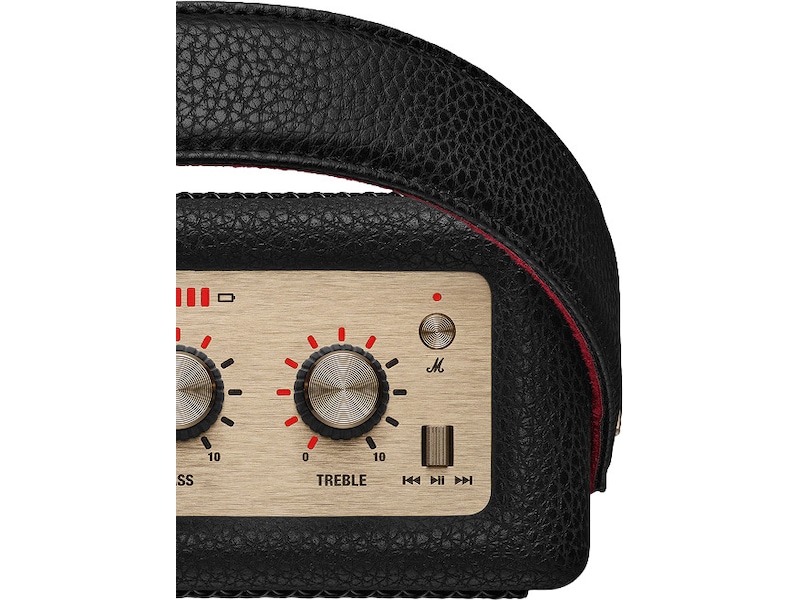 Marshall Stockwell III Black & Brass Trådlös / Bluetooth högtalare