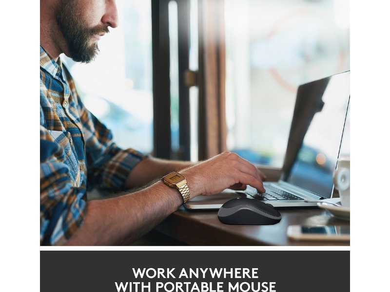 Logitech M185 Trådlös Mus Swift Grey Mus