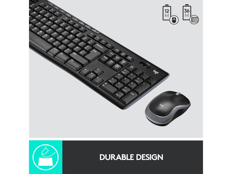 Logitech MK270 Combo Trådlös Mus & tangentbord -combo-paket