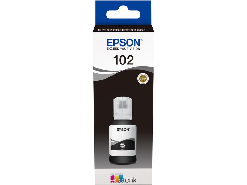 Epson 102 EcoTank Svart bläckflaska Bläckpatron