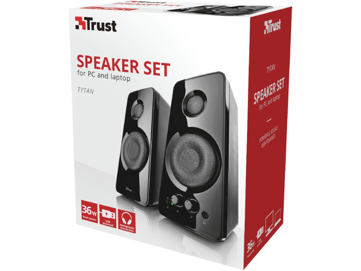 Trust Tytan 2.0 högtalare 2.0 Högtalare