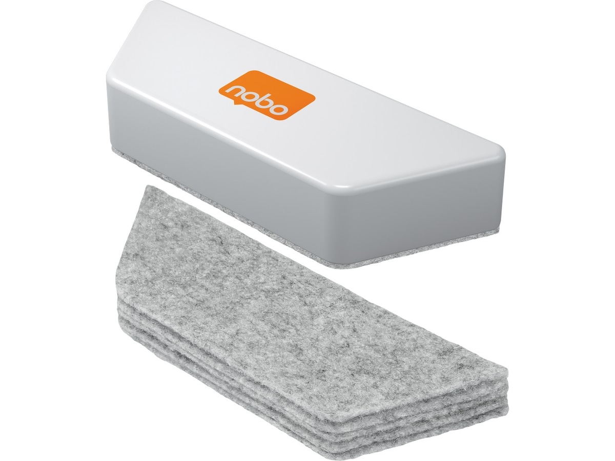 Nobo Magnetisk tavelsudd Whiteboard vit Whiteboards