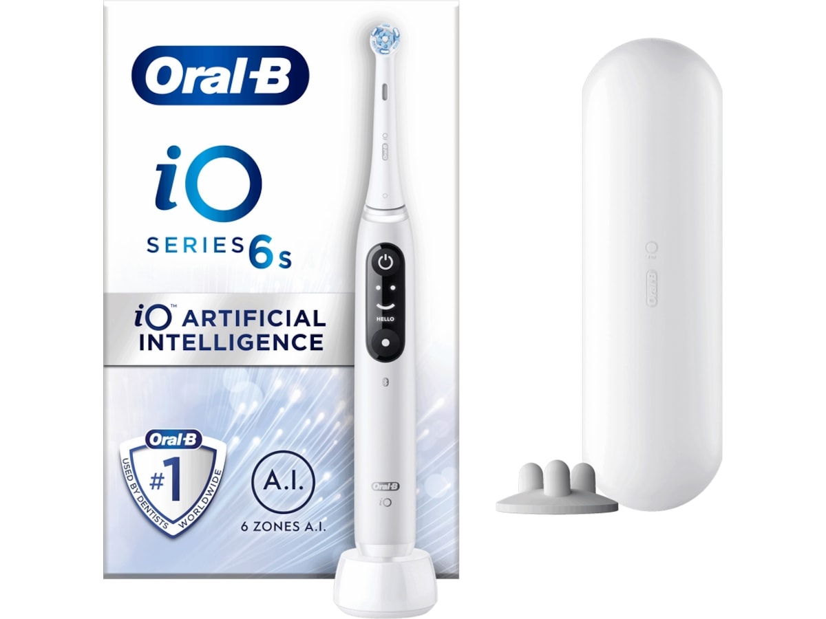 Oral-B iO 6S Eltandborste (vit) Eltandborste