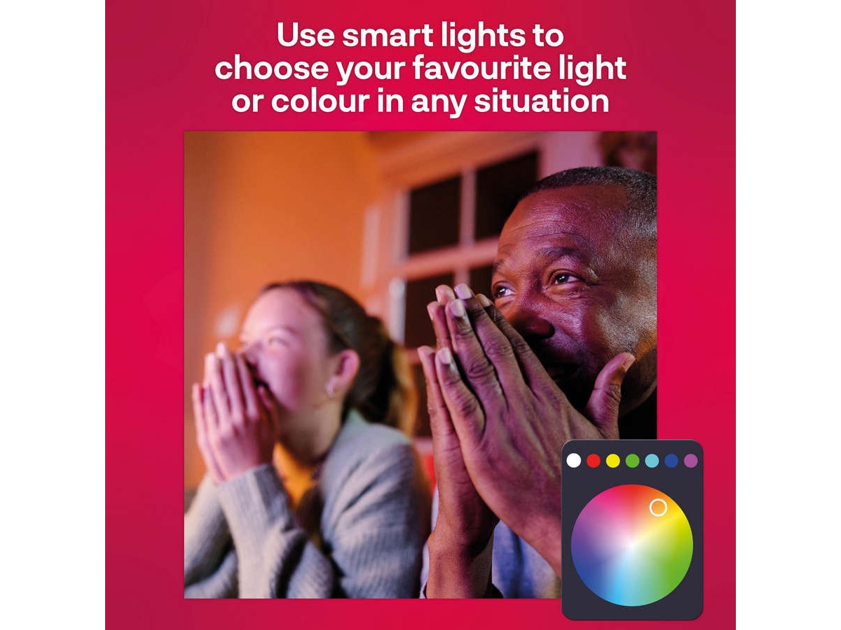 Innrstartpaket GU10 färg LED-lampor & glödlampor