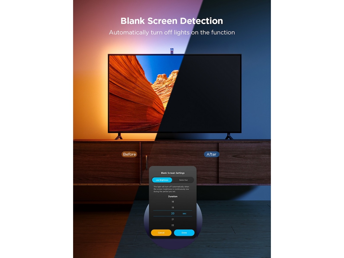 Govee Envisual TV Backlight (75" - 85") Led strips & underhållning